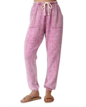 Electric and Rose Lauren Gauze Pant - Pink