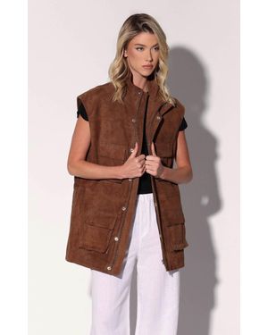 Walter Baker Renata Vest - Brown