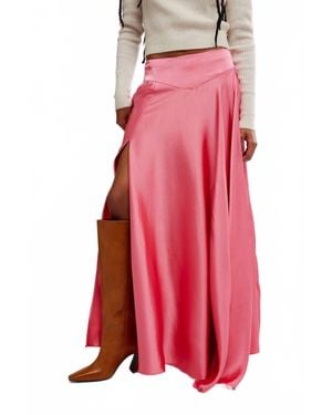 Free People Chilco Maxi Skirt - Pink