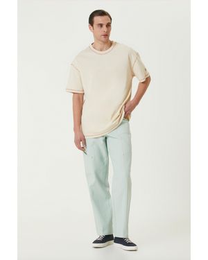 Pcfg Linen Blend Free Heaven Pant With Pocket - White