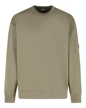 C.P. Company Emerized' Cotton Sweatshirt - Green