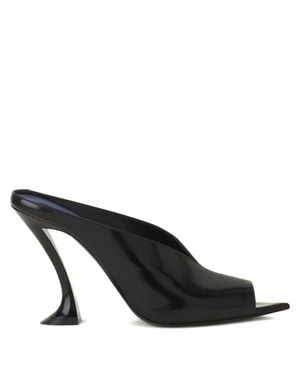 Lanvin Midnight Step Mules - Black