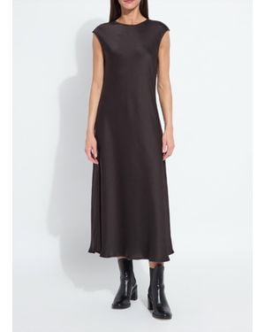 Lyssé Silvana Bias Cut Midi Dress - Black