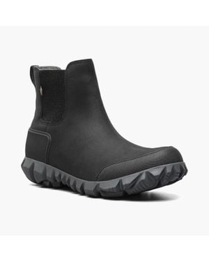 Bogs Arcata Urban 73046-001 Boots Leather Winter Chelsea Hawk2697 - Black