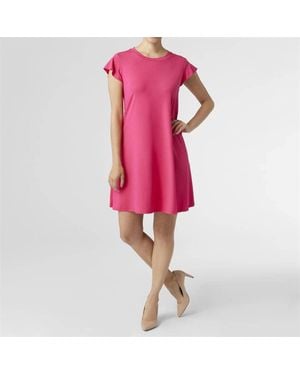 Coco + Carmen Flutter Sleeve Mini Dress - Pink