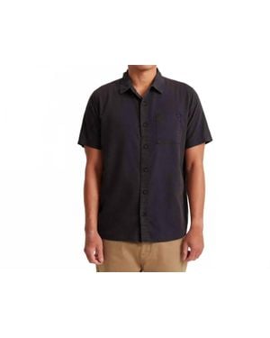 Roark Made To Fade Short Sleeve Shirt - Black