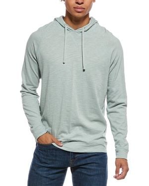 Vince Slub Pullover Hoodie - Blue