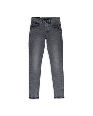 Purple Brand Ash Vintage Skinny Jeans - Gray