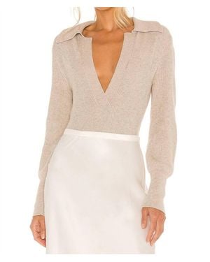 Nanushka Azha Bodysuit - White