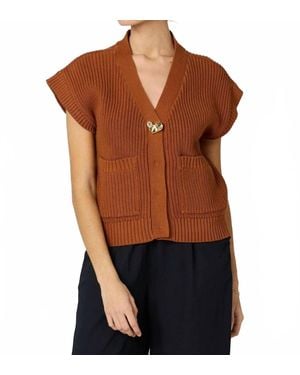 Cleobella Cuore Sweater Vest - Black