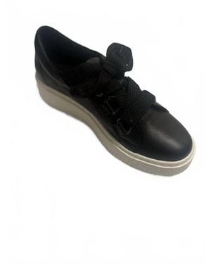 Vaneli Yevka Nappa Sneaker - Black