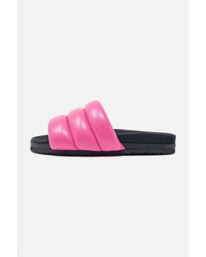 Roam Puffy Slide Sandals - Pink