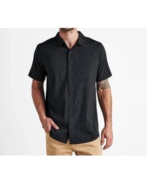 Roark Bless Up Short Sleeve Button Down Shirt - Black