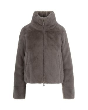 Colmar Reversible Faux Fur Down Jacket - Brown