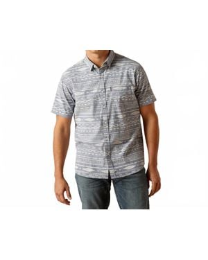 Ariat Mack Stretch Modern Fit Shirt - Gray