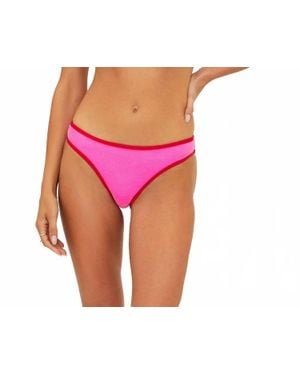 Beach Riot Saffron Bottom Bikini - Pink