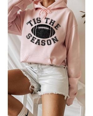 Wknder Tis The Season Graphic Hoodie - Natural