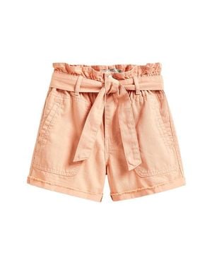 Tractr Jeans Paper Bag Short - Pink