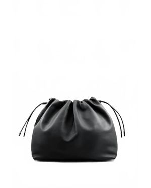 STUDIO AMELIA Alexandra Drawstring Bag - Black