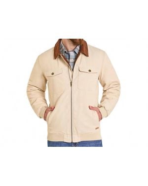 Panhandle Slim Canvas Bomber Jacket - Natural