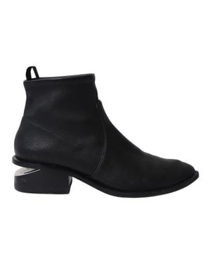 Alexander Wang Kori Cutout Ankle Boots - Black