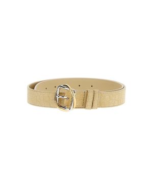 Jacquemus Suede Leather Belt With Two-Tone Metal Buckle - Multicolor