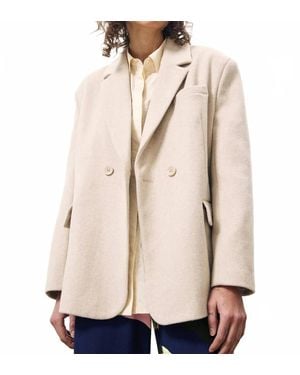 FRNCH Penda Oversized Blazer - Natural