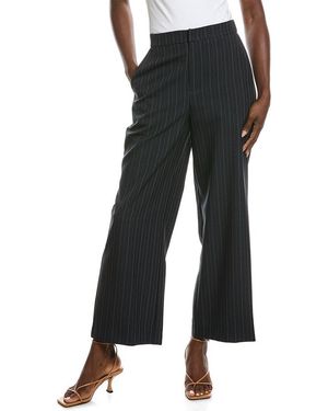Gracia Elastic Back Straight Fit Casual Pant - Black