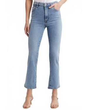 FRAME Pencil Crop Straight Jeans - Blue