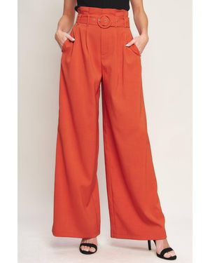 TRUEDAMES Stare Down The Past Woven Pants - Red