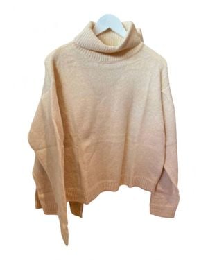 Le Miel Pintuck Turtleneck Sweater - Natural