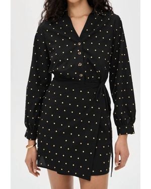 Never Fully Dressed Miley Studded Dress - Black