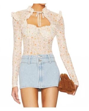 MORE TO COME Xoey Top - Blue