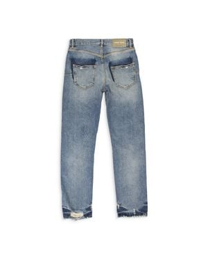 Purple Brand Mid Shadow Repair Skinny Jeans - Blue