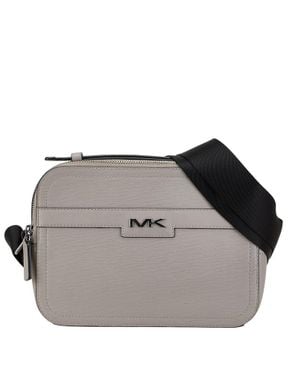 Michael Kors Cooper Ew Leather Map Bag - Gray