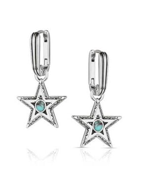 Montana Silversmiths Lucky Star Earrings - White