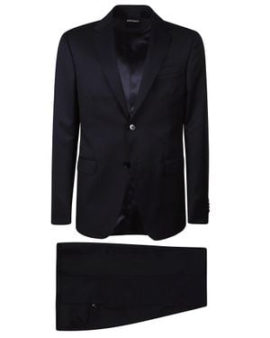 ZEGNA Wool-Mohair Tailored Suit - Blue