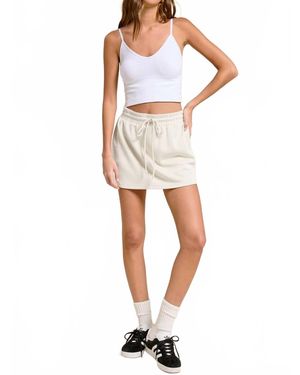 Charlotte Avery Hop To It Scuba Skort - White