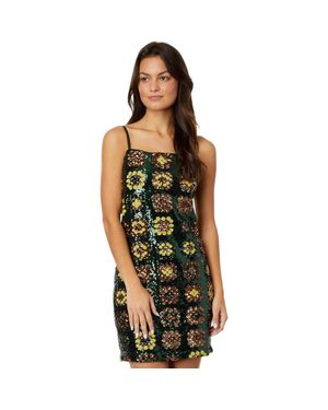Johnny Was Gemini Sequin Mini Dress - Black