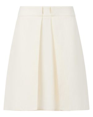 Marni Structured A-Line Mini Skirt - White