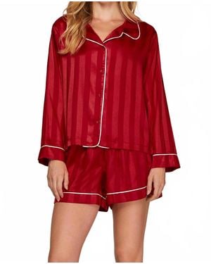 She + Sky Slumber Sleep Set - Red