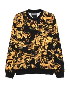 Versace Jeans Couture Ornate Print Sweatshirt - Black