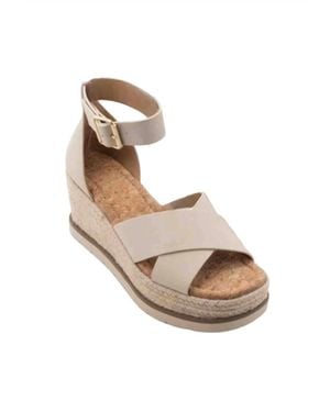Ccocci Fabian Wedge Sandal - White