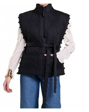 Scarlett Poppies Liana Zip Vest - Blue