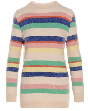 MIXIK Striped Sweater - Blue