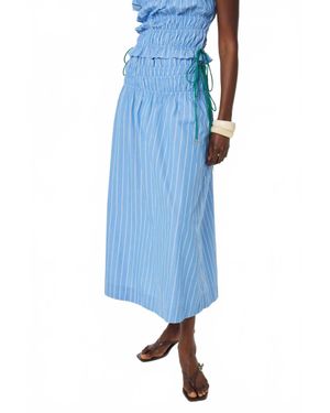 FABIENNE CHAPOT Yoko Midi Skirt - Blue