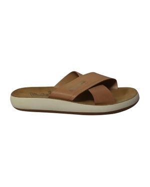 Ancient Greek Sandals Leather Slip-On Comfort Sandals - Brown