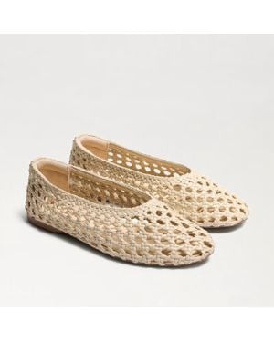 Sam Edelman Shira Woven Ballet Flats - Natural