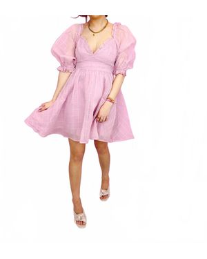Storia Blissful Babydoll Dress - Pink
