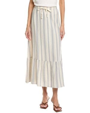 Faherty Dune Gauze Rees Skirt - White